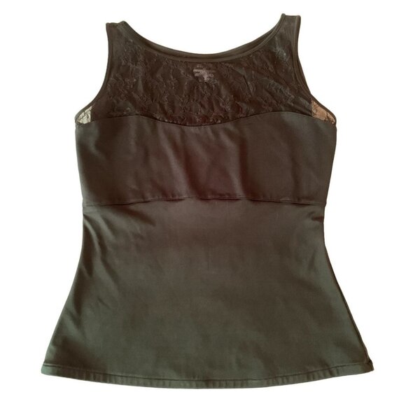 Spanx 1X Black Lace Cami Sleeveless Shaping Camisole - Picture 1 of 5